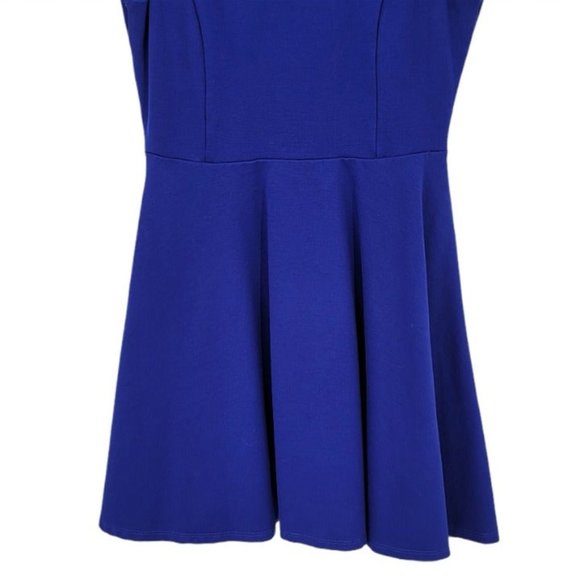 LuLus Fit & Flare Dress Pockets Cute Circle & Skater